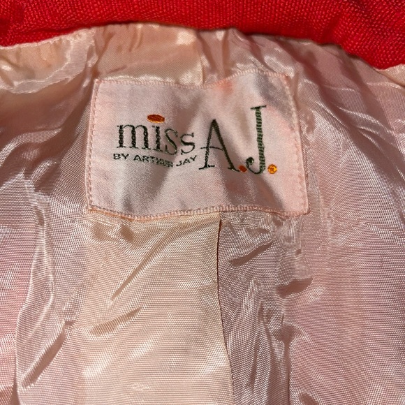 Miss AJ beautiful red Vintage Coat - Picture 6 of 6